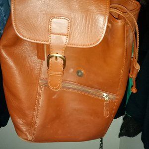 Vintage coach saddle bag